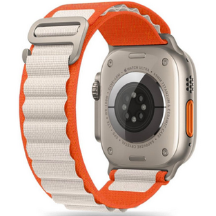 Tech-Protect Nylon Pro Strap - Apple Watch Ultra/SE/8/7/6/5/4 (49/45/44mm) - Orange / Mouse