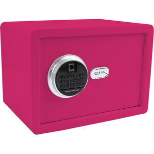 OLYMPIA GOSAFE 2.0 120FP GR PINK safe with fingerprint and 16 l - 25 x 35 x 25 cm