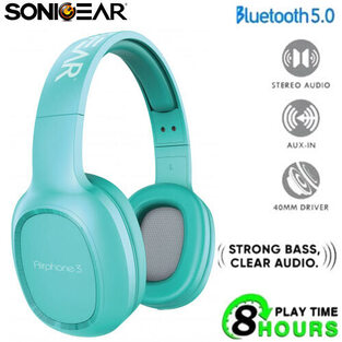 SONIC GEAR BLUETOOTH 5.0 HEADSET (2019) AIRPHONE 3 MINT  AP3M