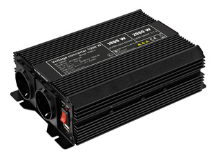 GOOBAY inverter αυτοκινήτου 58890, 12V σε 230V, 1000W, USB 2.1A