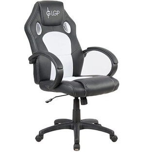 LAMTECH GAMING CHAIR B.WHITE KRONOS