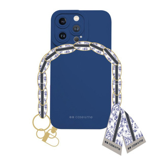 SBS FOULARD CASE IPHONE 14 PRO blue backcover