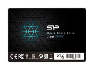 SILICON POWER SSD A55 512GB, 2.5", SATA III, 560-530MB/s 7mm, TLC