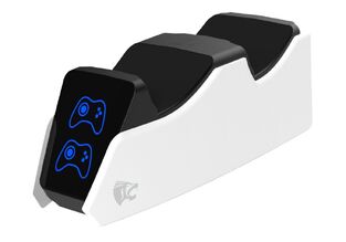 ROAR RR-0020 Gamepad Charging Dock for 2x PS5 DualSense, White