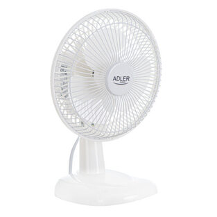 ADLER DESK FAN 15CM 15W~30W WHITE AD7301