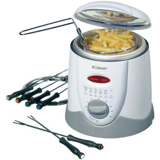 BOMANN FFR 1290 Fryer and fondue 2 in 1, 900W