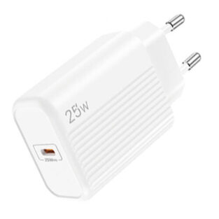 LAMTECH FAST CHARGER TYPE-C PD25W WHITE  LAM112693