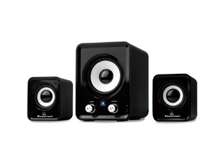 POWERTECH ηχεία Essential sound PT-843, 2.1, 5W + 2x 3W, 3.5mm, μαύρα