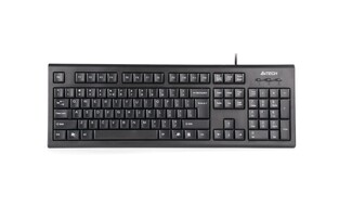 A4TECH wired keyboard KR-85, EN/GR, PS/2, black