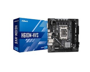 ASROCK motherboard H610M-HVS, 2x DDR4, s1700, USB 3.2 Gen1, mATX