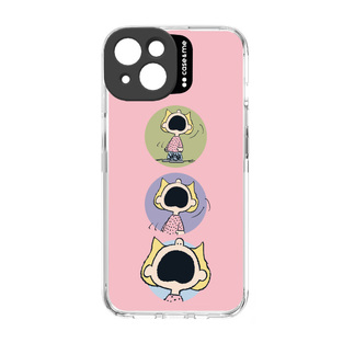 SBS CASE ME PEANUTS CASE IPHONE 14 WITH CAMERA LENS PROTECTION pink backcover