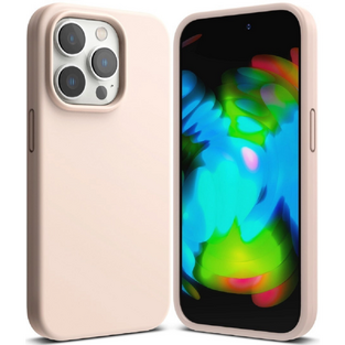 Ringke Silicone - Ανθεκτική Θήκη Σιλικόνης - Apple iPhone 14 Pro Max - Pink Sand