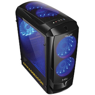 ARMAGGEDDON GAMING PC CASE M1Z BLACK 2 FAN