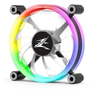 ZALMAN LED ανεμιστήρας ZM-LF120, 120mm, Double-Sided Ring, RGB