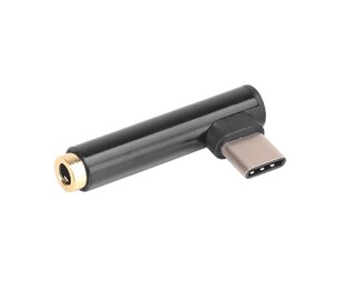 POWERTECH αντάπτορας USB-C σε 3.5mm θηλυκό CAB-UC028, μαύρος