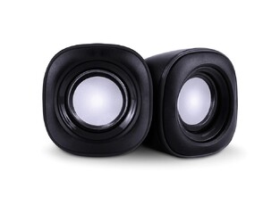 POWERTECH ηχεία Essential sound PT-844, 2x 3W, 3.5mm, μαύρα