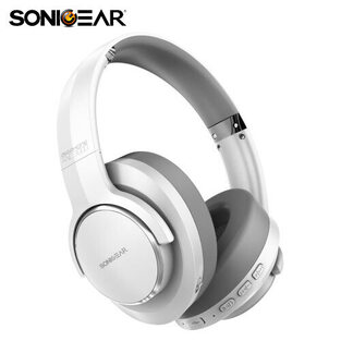 SONIC GEAR BLUETOOTH NOISE CANCEL HEADPHONES AIRPHONE ANC 3000 W.LIGHT GREY ANC3000WLG