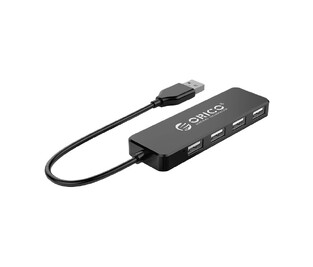 ORICO USB Hub FL01, 4x USB, μαύρο