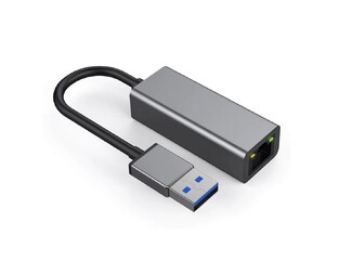 POWERTECH αντάπτορας USB σε RJ45 PTH-082, 10M/100M/1000M/2.5G, γκρι