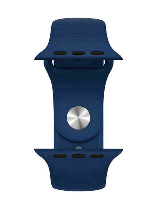 Rockrose Rough Jade Silicone Strap Blue (Apple Watch 42/44/45mm)