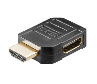 GOOBAY HDMI adapter female to male 51724, 90°, 4K, black