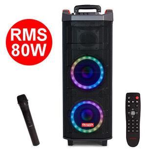 AIWA PORTABLE TWS TROLLEY PARTY SPEAKER RGB LIGHTING RMS 80W KBTUS-608