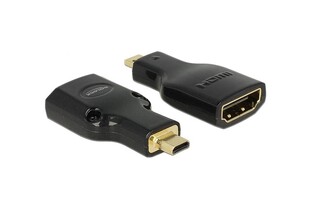 DELOCK HDMI αντάπτορας Micro-D σε HDMI-A θηλυκό 65664, High Speed (HEC)