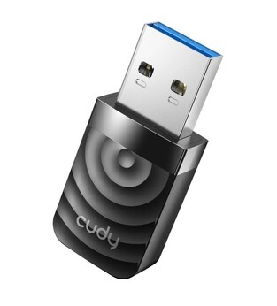 CUDY ασύρματος USB αντάπτορας WU1300S, AC1300 1300Mbps, dual band Wi-Fi