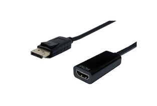 POWERTECH αντάπτορας DisplayPort σε HDMI PTH-032, 4K, μαύρο