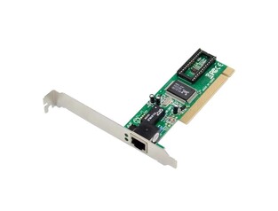 POWERTECH κάρτα επέκτασης PCI σε 1x RJ45 ST701, RTL8139D, 10/100Mbps