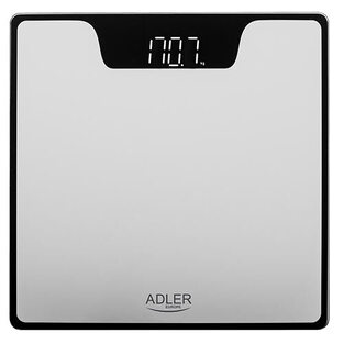 ADLER BATHROOM SCALE WITH LED DISPLAY SILVER AD8174S