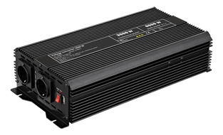 GOOBAY inverter αυτοκινήτου 58892, 12V σε 230V, 3000W, USB 2.1A