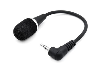 POWERTECH flexible microphone CAB-J042, 3.5mm, black