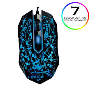 ALCATROZ 4-CLICK GAMING MOUSE 2400CPI CLASSIC GALAXY  XCRAFTCLG