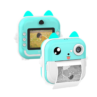 LAMTECH BLUETOOTH KID INSTANT CAMERA WHITE/GREEN LAM114284