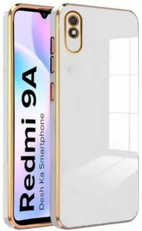 Bodycell Gold Plated - Silicone Case Xiaomi Redmi 9A / 9AT / 9i - White