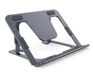 Metal tablet stand CT-PS02-AG, 7-12.9", adjustable height, gray