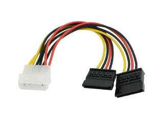 POWERTECH power cable IDE to 2x SATA CAB-W003, 20cm