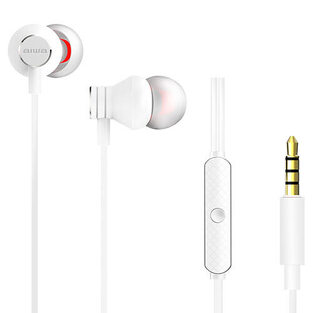 AIWA STEREO 3,5MM IN-EAR WITH REMOTE AND MIC WHITE  ESTM-50WT