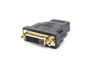 POWERTECH αντάπτορας HDMI αρσενικό σε DVI 24+1 θηλυκό CAB-H028, μαύρος