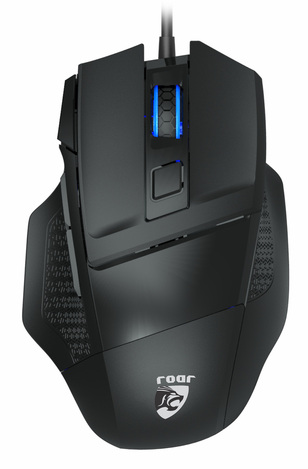 ROAR ενσύρματο gaming ποντίκι RR-0011, oπτικό, 4800DPI, 7 πλήκτρα, μαύρο