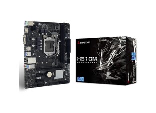 BIOSTAR motherboard H510MHP 2.0, 2x DDR4, s1200, USB 3.2, uATX, GbE, Ver. 6.0