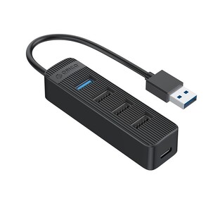 ORICO USB hub TWU32-4A, USB-C & 4x USB, μαύρο