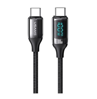 USAMS USB Type-C cable US-SJ546, 100W/5A, 1.2m, black