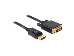 DELOCK cable DisplayPort to DVI 82591, passive, 1080p, 2m, black