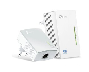 TP-LINK Wi-Fi AV600 Powerline Extender Kit TL-WPA4220, 300Mbps, Ver. 4.0