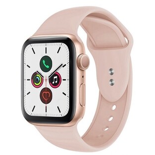 Crong Liquid Premium Silicone Strap Apple Watch Ultra/SE/8/7/6/5/4 (49/45/44mm) - Pink Sand