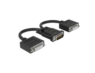 DELOCK adapter DMS-59 to 2x DVI 65281, 20cm, black