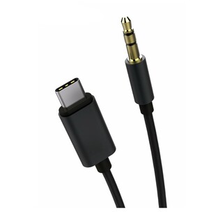 POWERTECH καλώδιο USB-C σε 3.5mm CAB-UC017, 1m, μαύρο