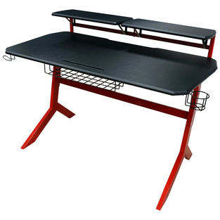 LC-POWER GAMING DESK WITH EXTRA SHELVES BLACK/RED LC-GD-1R